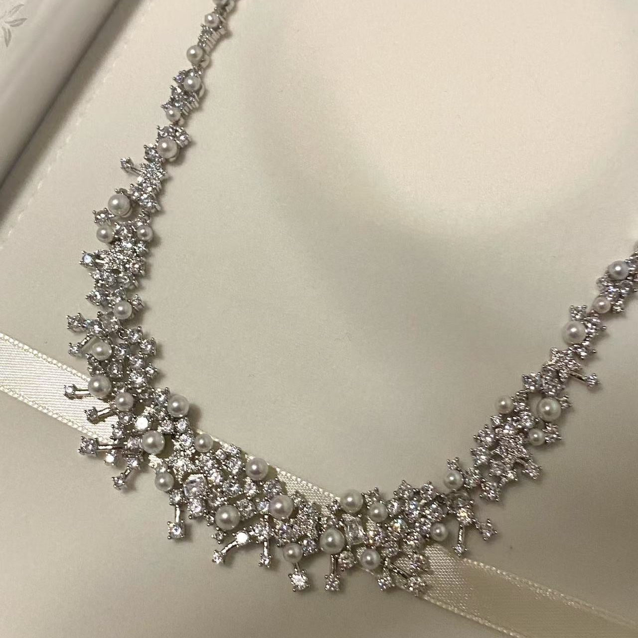 Sparkling Fireworks Freshwater Pearl Necklace