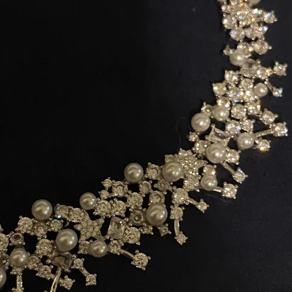 Sparkling Fireworks Freshwater Pearl Necklace