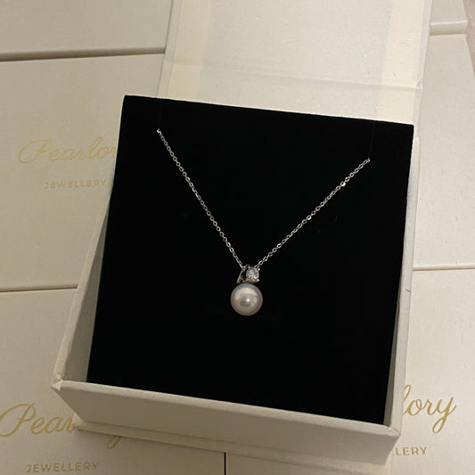 10mm Classic Aurora Freshwater Pearl Necklace