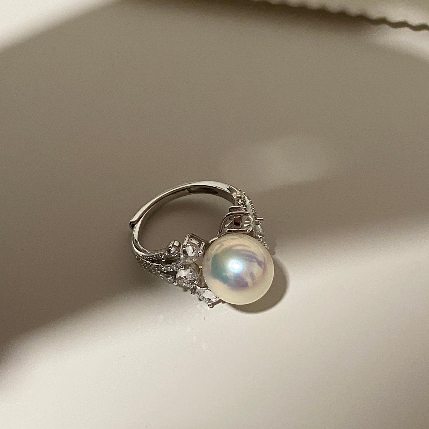 Aurora Color Freshwater Pearl Ring FRS0106