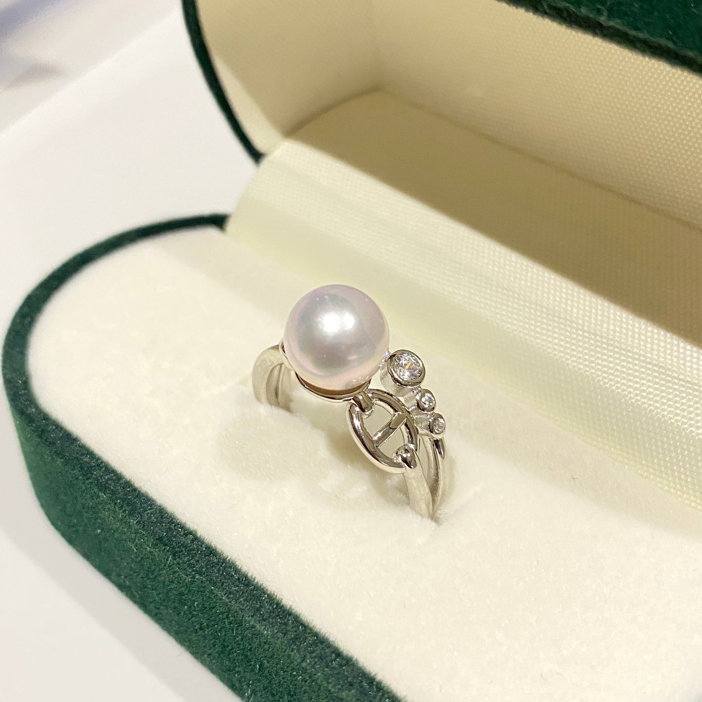 Bubble Akoya Pearl Ring ARS8200