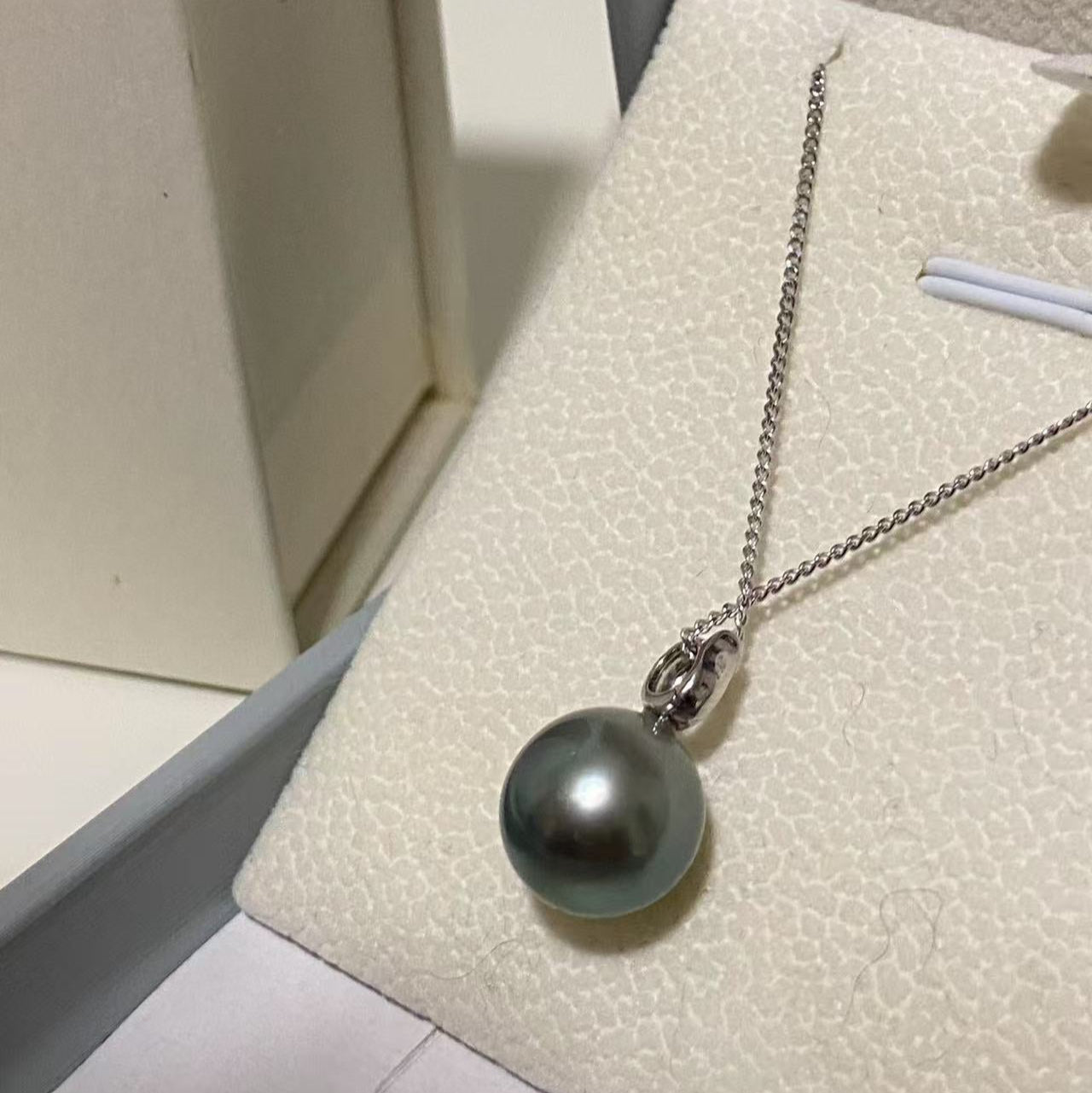 11-12mm Classic 18K Gold Tahitian Pearl Necklace TN18K1155