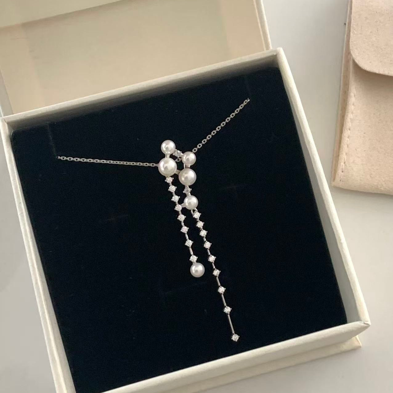 Long Tassel Freshwater Pearl Necklace