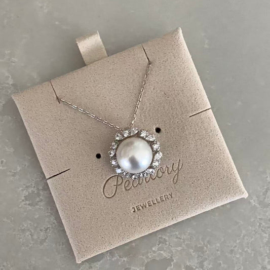 12-13mm Sunflower Freshwater Pearl Necklace