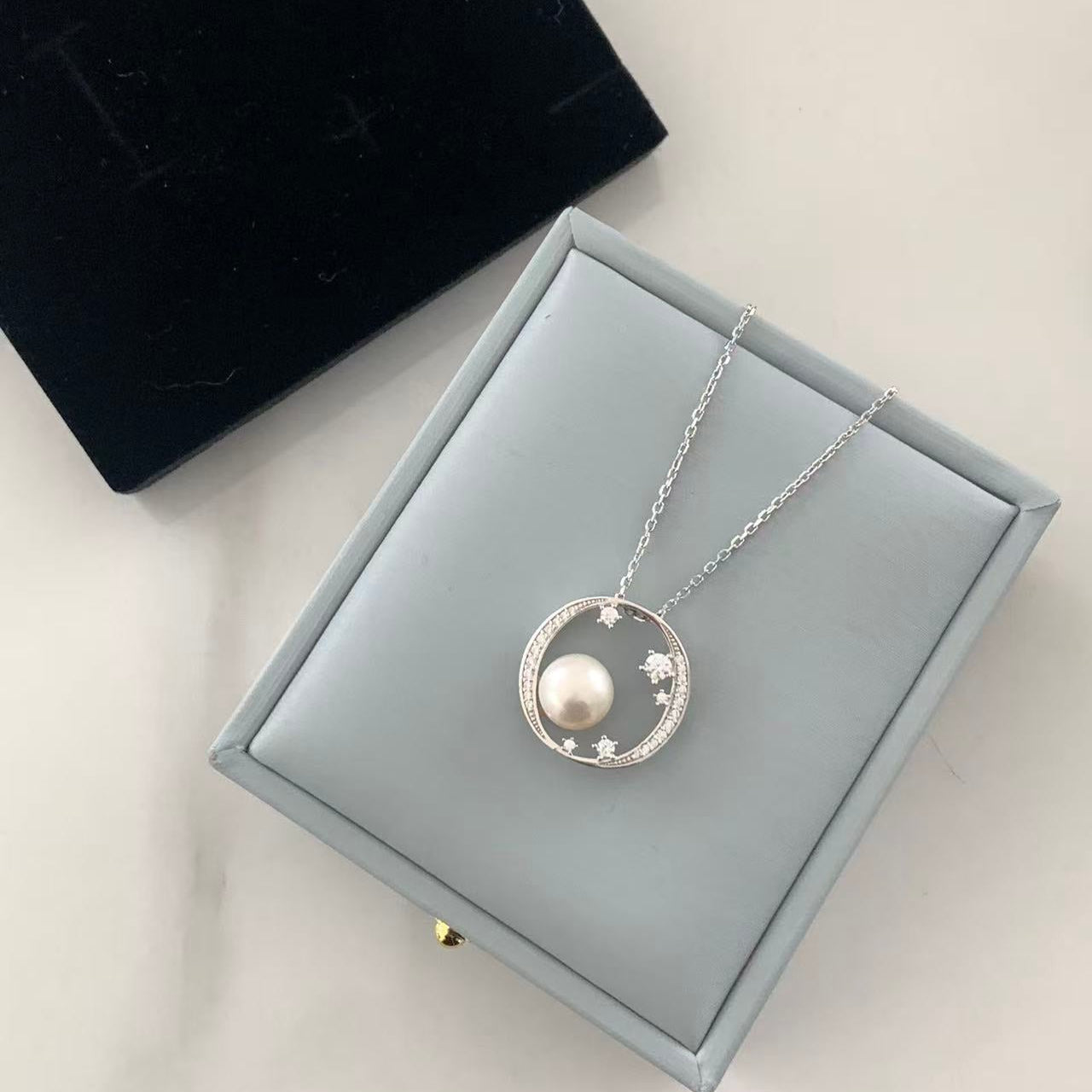 8-9mm “Round Harmony” Australian South Sea Pearl Necklace