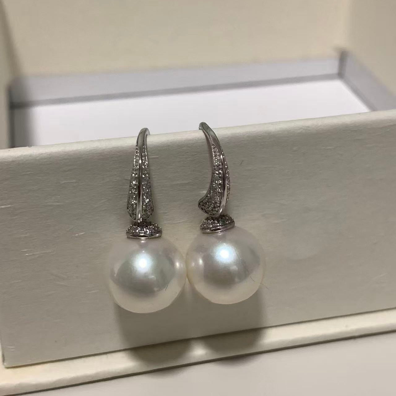 12mm Classic Freshwater Pearl Hook Earrings