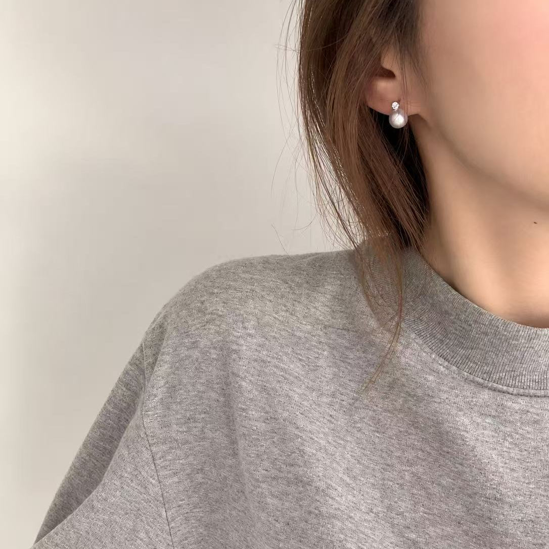 8.5mm ClassicDiana Australian South Sea Pearl Stud Earrings