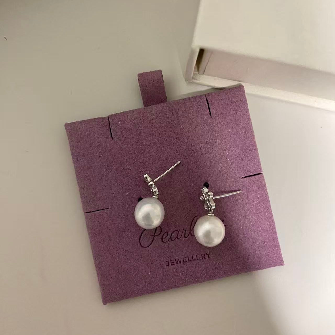 9.5mm Summer Floral Freshwater Pearl Stud Earrings