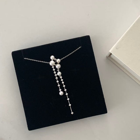 Long Tassel Freshwater Pearl Necklace
