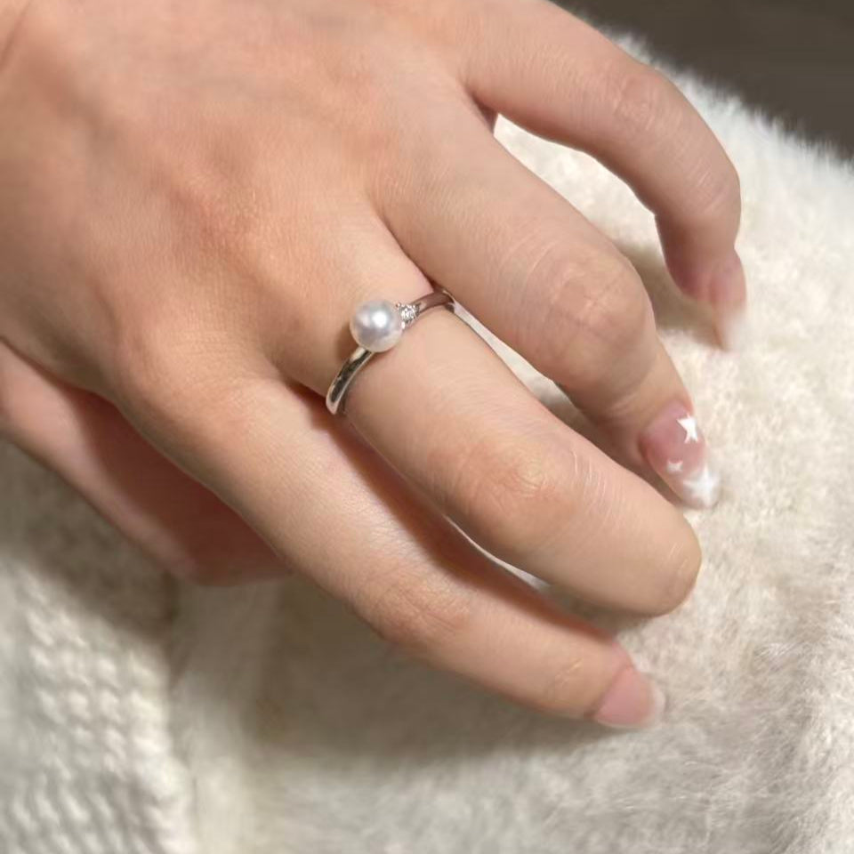 6mm Classic Aurora Freshwater Pearl Ring FRS0600