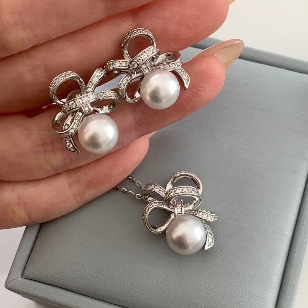 Ribbon Australian South Sea Pearl Sets APPS002