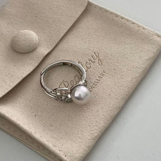 Bubble Akoya Pearl Ring