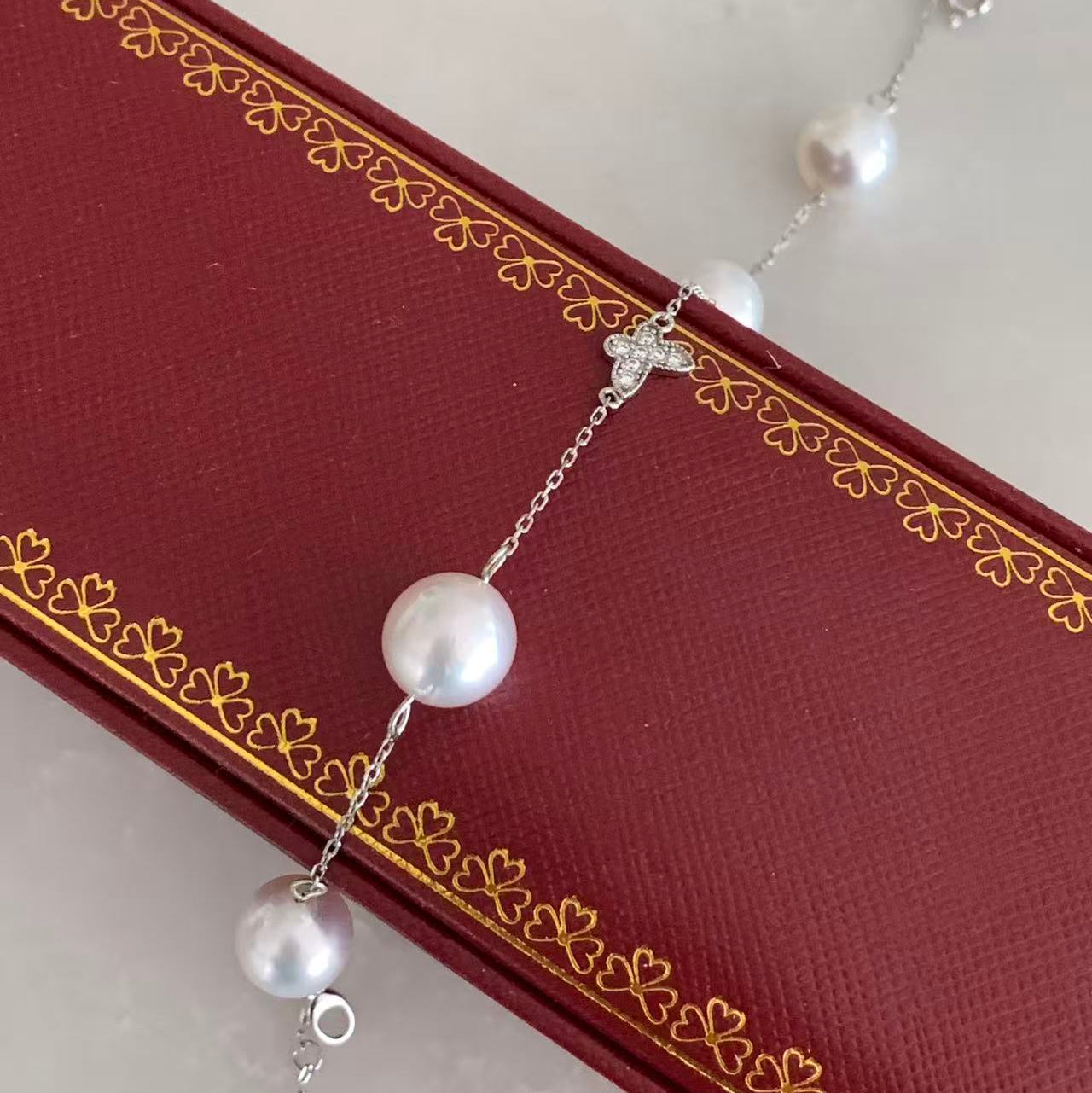 9-11mm Butterfly South Sea Pearl Bracelet