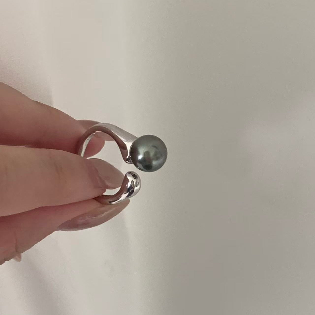 9mm Tahitian Pearl Statement Ring