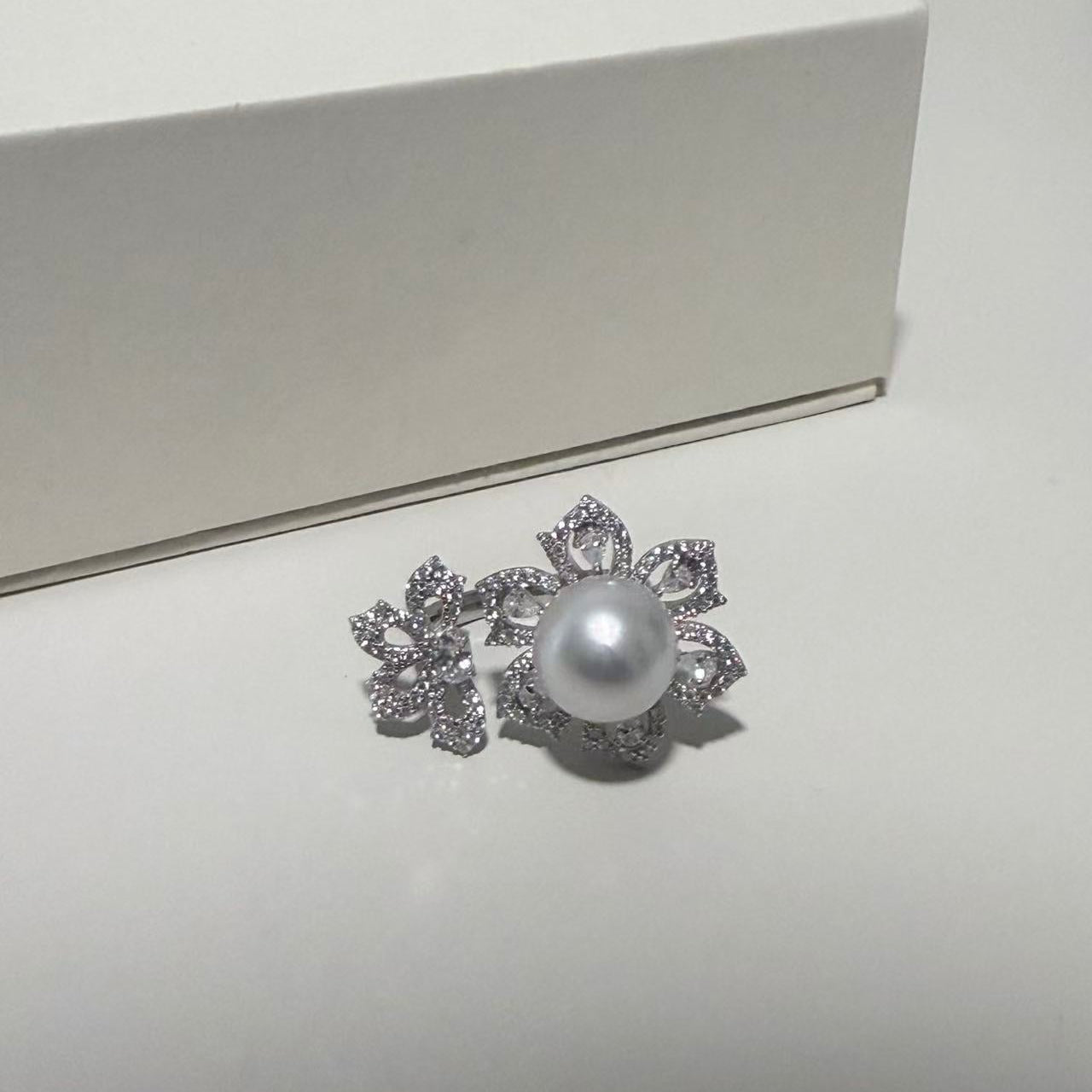 11mm Twin Blossom Australian South Sea Pearl Ring