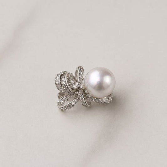 Australian South Sea Pearl Ribbon Ring