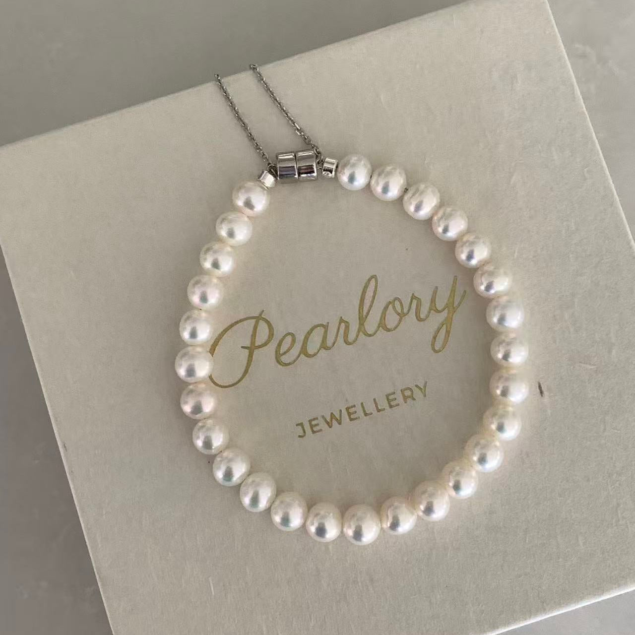 Freshwater Pearl Magnetic Clasp Bracelet